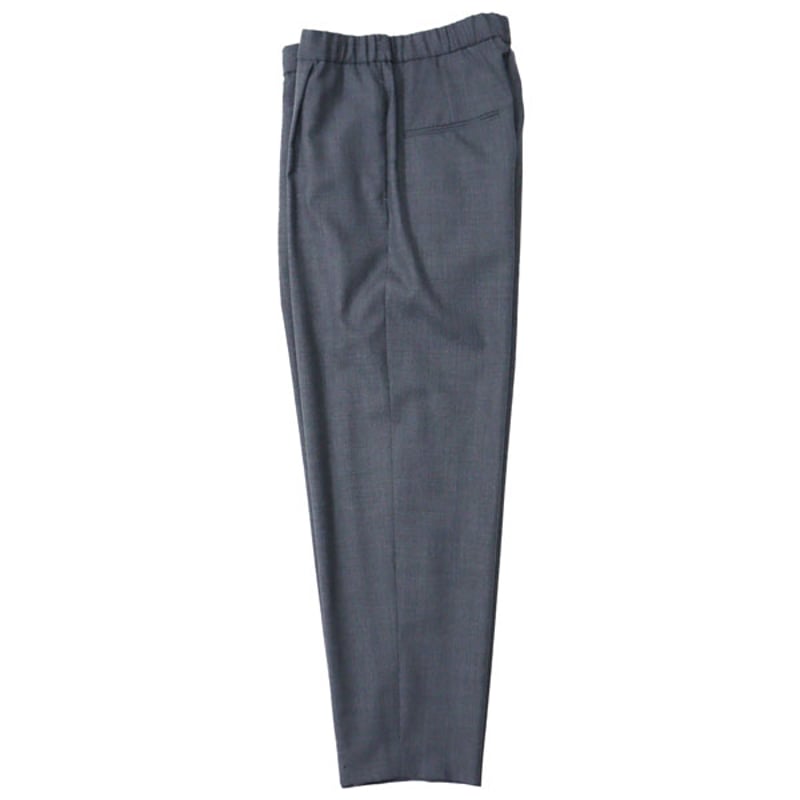 パンツ ATON WOOL TROPICAL TAPERED EASY PANTS 4 ATON Wool Tropical Tapered Easy Pants Top Gray
