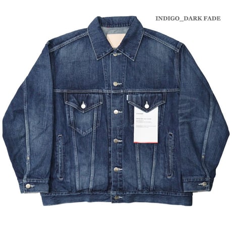 Graphpaper（グラフペーパー）"Selvage Denim Trucker Jacket - DARK FADE"