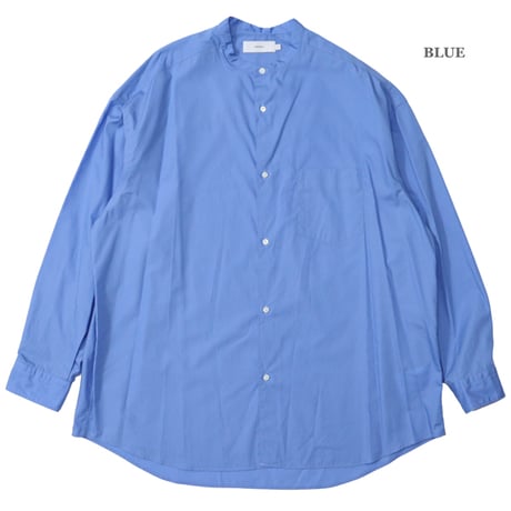 Graphpaper（グラフペーパー）"Broad L/S Oversized Band Collar Shirt"