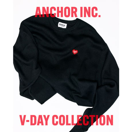【通販・店頭限定販売】ANCHOR INC.（アンカーインク）"V-DAY PATCHED KNIT SWEATER"