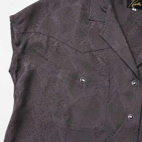 Ladie's /NEEDLES WOMAN（ニードルス ウーマン）"Cowboy French Sleeve Blouse - Python Jacquard"