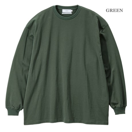 Graphpaper（グラフペーパー）"Tri Spun Cotton L/S Oversized Tee"