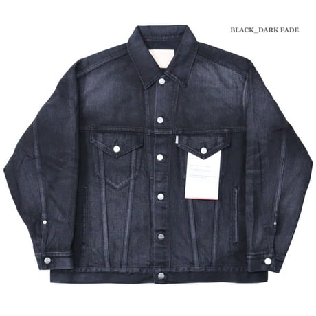 Graphpaper（グラフペーパー）"Selvage Denim Trucker Jacket - DARK FADE"