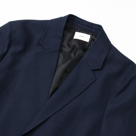 ATON（エートン）"TWIST WOOL LINEN SEMI DOUBLE JACKET"