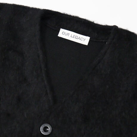 OUR LEGACY（アワー レガシー）"CARDIGAN - Black Mohair"