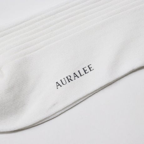 AURALEE（オーラリー）"GIZA HIGH GAUGE SOX"