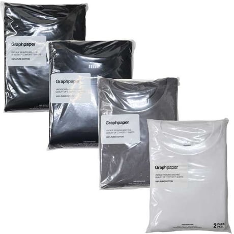 Graphpaper（グラフペーパー）"2-Pack Crew Neck Tee"