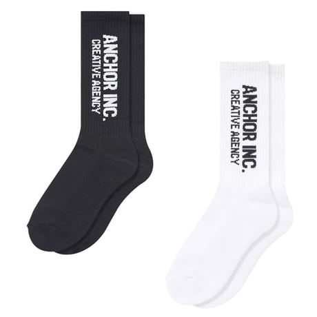【通販・店頭限定販売】 ANCHOR INC.（アンカーインク）"BOLD LOGO SOCKS"