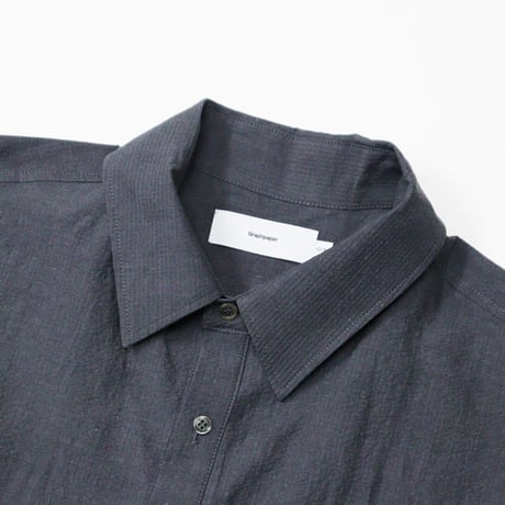 Graphpaper（グラフペーパー）"Cotton Linen Seersucker S/S Pullover Shirt"