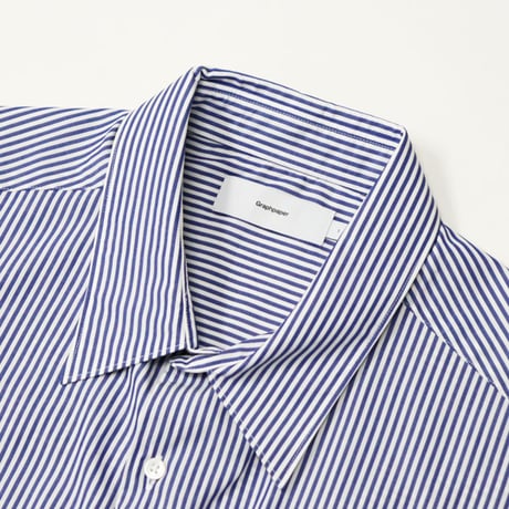 Graphpaper（グラフペーパー）"Broad Stripe L/S Oversized Regular Collar Shirt