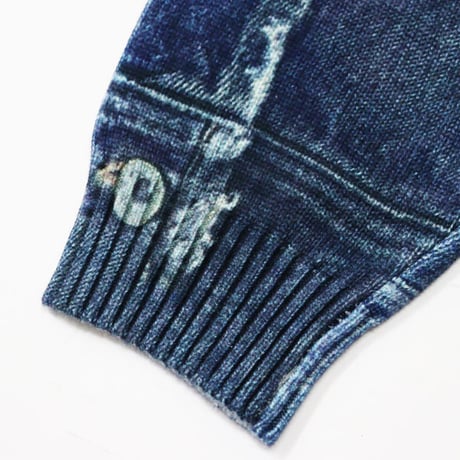 DAIRIKU（ダイリク）"Tuck In Denim Transcription Knit"