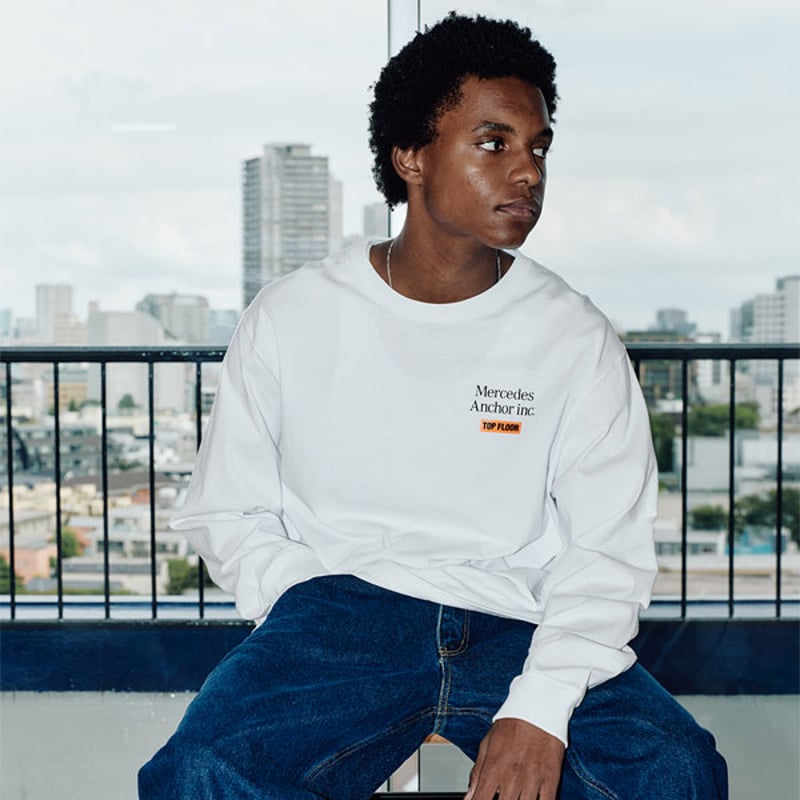 Mersedes Anchor Inc. Crew Sweat サイズL Mercedes Anchor Inc. Crew
