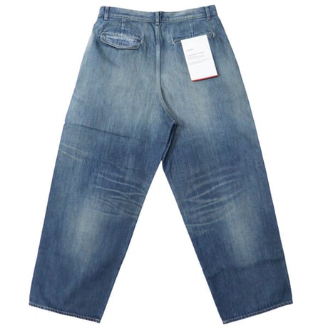 Graphpaper（グラフペーパー）"Selvage Denim Two Tuck Pants - DARK FADE"