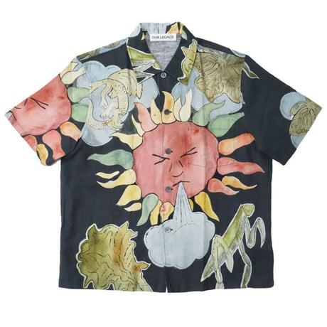 OUR LEGACY（アワー レガシー）"BOX SHIRT SHORTSLEEVE - Solar Power Print"