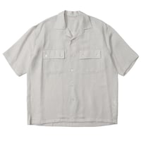 ULTERIOR（アルテリア）"TA/R/L TWILL OPEN COLLAR SHIRT"