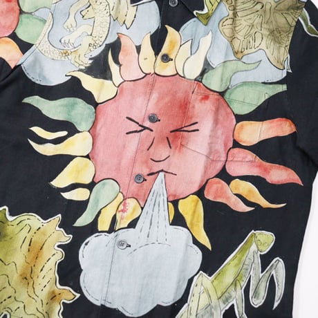 OUR LEGACY（アワー レガシー）"BOX SHIRT SHORTSLEEVE - Solar Power Print"