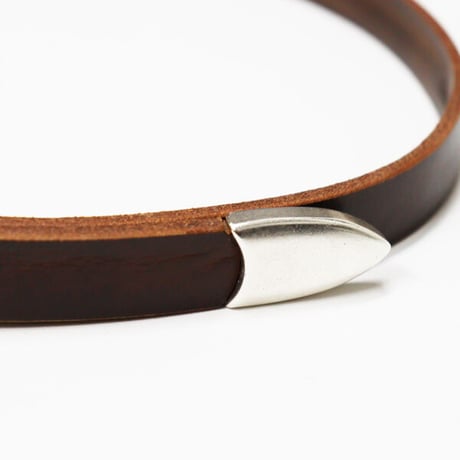 OUR LEGACY（アワー レガシー）"BELT 2 CM BROWN LEATHER"