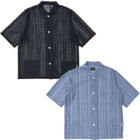 NEEDLES（ニードルス）"S/S Widespread Collar Shirt - Raschel Lace"