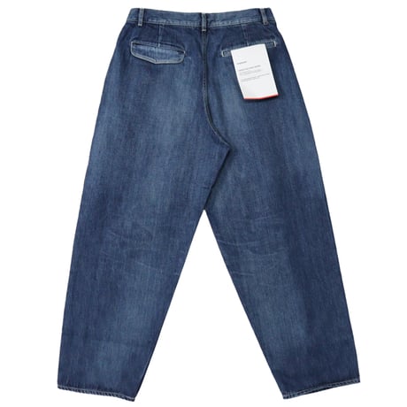Graphpaper（グラフペーパー）"Selvage Denim Two Tuck Tapered Pants - DARK FADE"