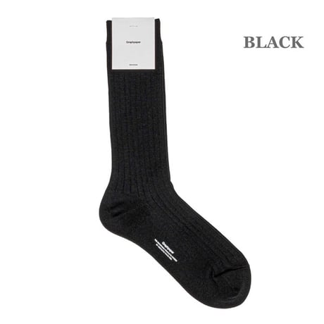 Graphpaper（グラフペーパー）"Graphpaper Rib Socks"