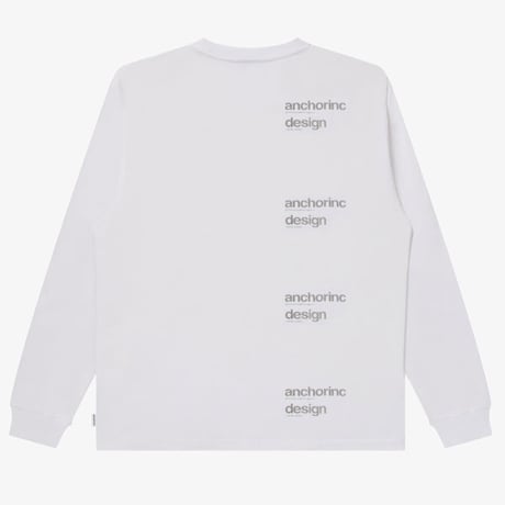 【通販・店頭限定販売】ANCHOR INC.（アンカーインク）"REPEATED FABRIC LOGO L/S TEE"