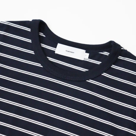 Graphpaper（グラフペーパー）"Tri Spun Border S/S Tee"