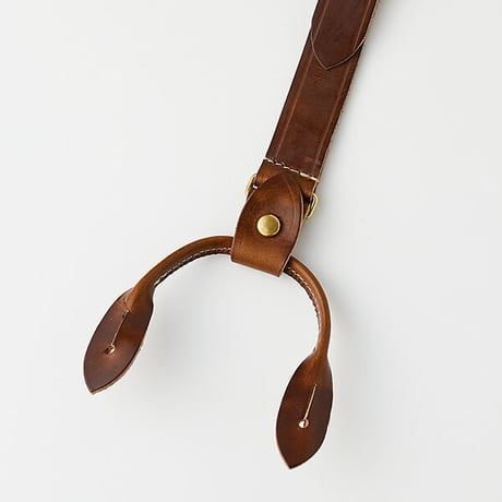 Nigel Cabourn（ナイジェルケーボン）"LEATHER SUSPENDER PEAT LABEL"