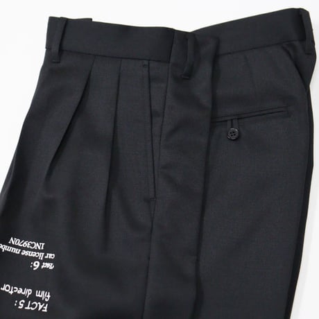 DAIRIKU（ダイリク）""TATTOO" Adjuster Wide Slacks"