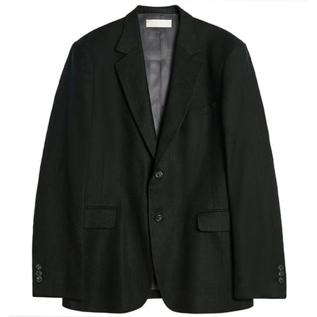 OUR LEGACY（アワー レガシー）"CEREMONY BLAZER - Coal Black Link Stripe Weave"