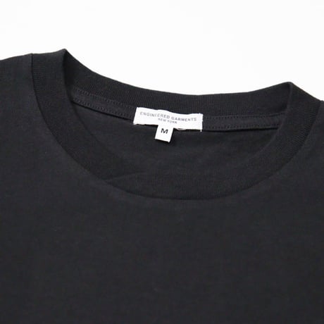 ENGINEERED GARMENTS（エンジニアード ガーメンツ）"Printed Cross Crew Neck T-shirt - NY"