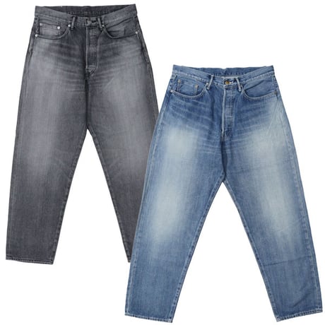 Graphpaper（グラフペーパー）"Selvage Denim Five Pocket Tapered Pants - LIGHT FADE"
