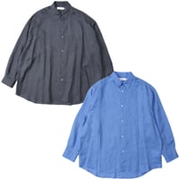 【6/20(土)11時発売】Graphpaper（グラフペーパー）"Linen L/S Oversized Regullar Collar Shirt"