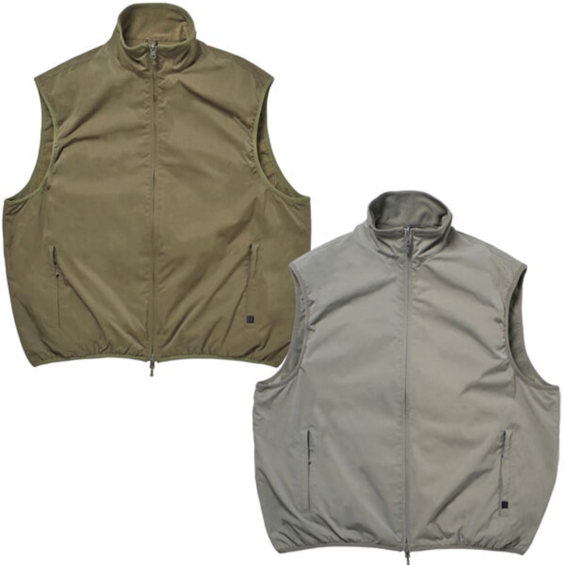 DAIWA PIER39 ダイワ ピアサーティナイン 23AW TECH REVERSIBLE MIL ECWCS STAND VEST テック リバーシブル ミル エクワックス スタンドベスト ブラウン BE-62023W