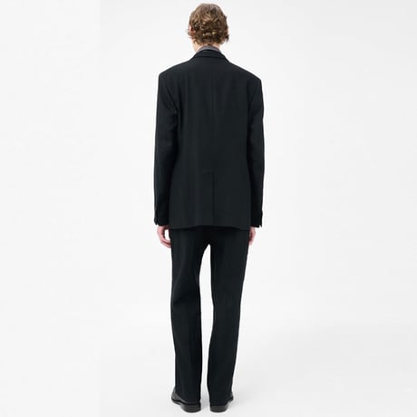 OUR LEGACY（アワー レガシー）"CEREMONY BLAZER - Coal Black Link Stripe Weave"