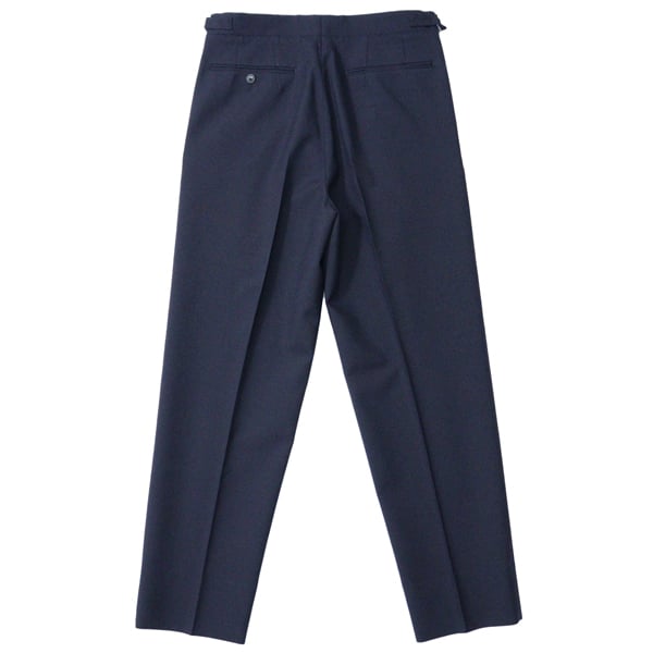HEUGN ユーゲン FREDDIE ウールタックトラウザーパンツ 1 NAVY HEUGN ユーゲン FREDDIE ウールタックトラウザーパンツ 1 NAVY