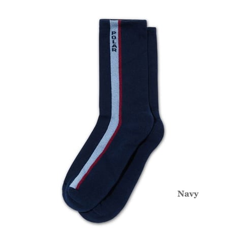 POLAR SKATE CO.（ポーラー スケート カンパニー）"Business Socks | Side Stripe"