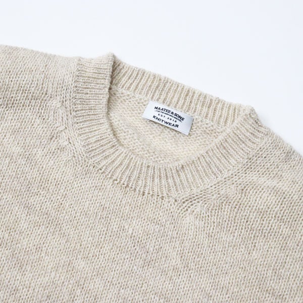 maatee&sons ふわふわSILK P/O SWEAT SWEATER maatee&sons ふわふわSILK P/O SWEAT SWEATER