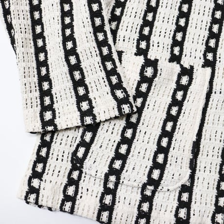 ENGINEERED GARMENTS（エンジニアードガーメンツ）"Knit Cardigan - Stripe CP Crochet"