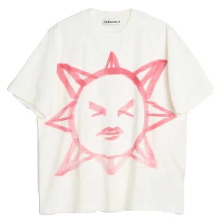 OUR LEGACY（アワー レガシー）"BOX T-SHIRT - Squinting Sun Legacy Jersey"