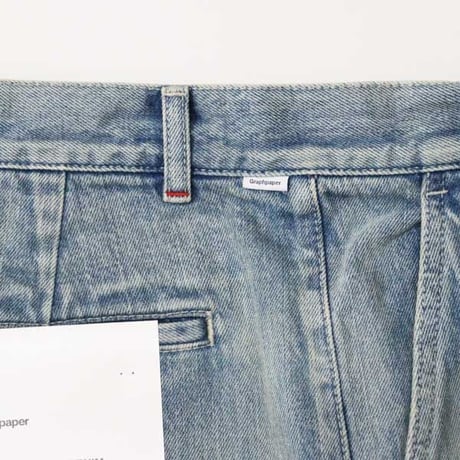 Graphpaper（グラフペーパー）"Selvage Denim Two Tuck Tapered Pants"