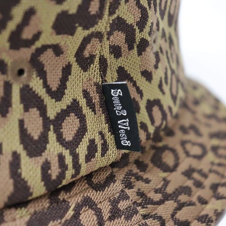 South2 West8（サウスツーウエストエイト）"Bucket Hat - Poly Jq. / Leopard"
