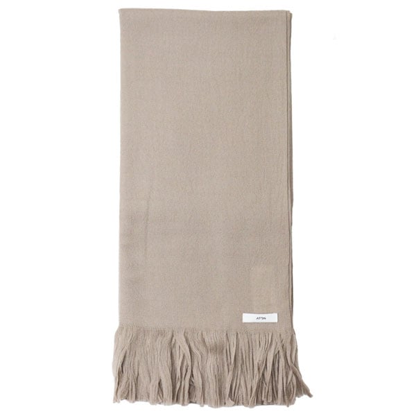 ATON ビッグストール ATON エイトン ファーカシミア 大判ストール ZZ AG IW 0900 マフラー