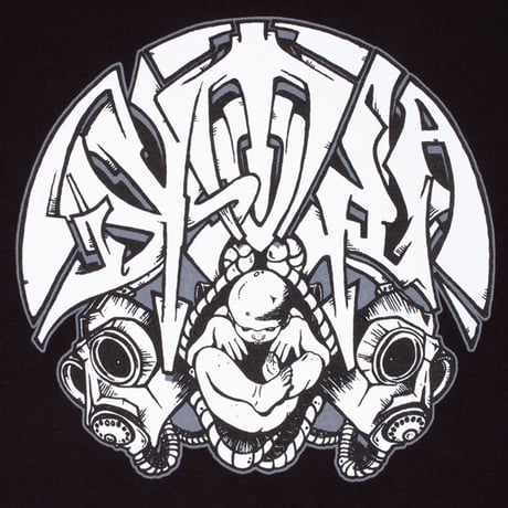 GX1000（ジーエックス1000）"Dystopia Gas Mask Tee"