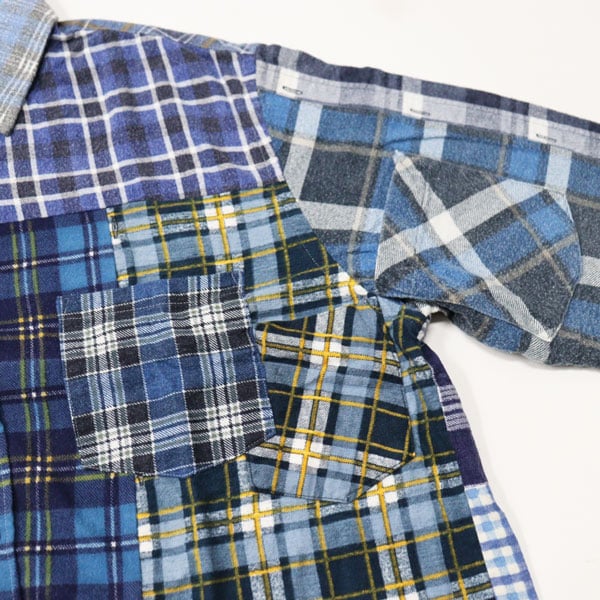 Rebuid by Needes リビルド バイ ニードルス シャツ Rebuild by Needles(リビルドバイニードルズ) Flannel Shirt -> 7 Cuts