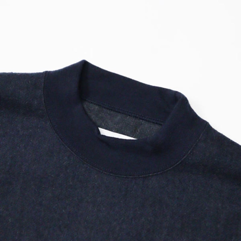 ノノット NONNOTTE ライトメルトン ドレーピング クルーネック