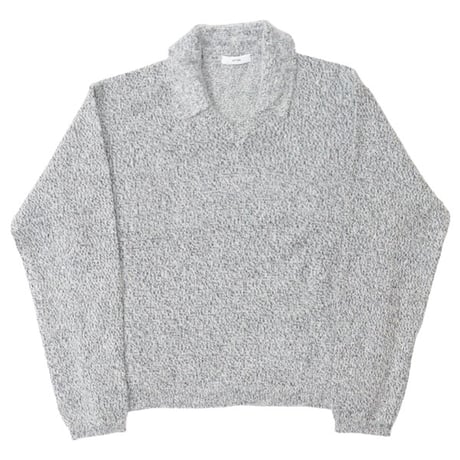 Ladie's / ATON（レディース エートン）"ALPACA SILK POLO SWEATER"