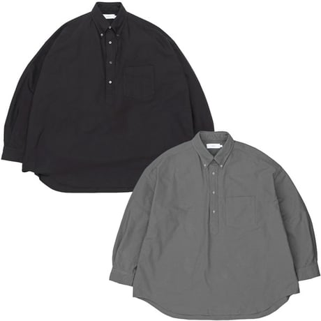 Graphpaper（グラフペーパー）"Oxford L/S Oversized B.D Pullover Shirt"