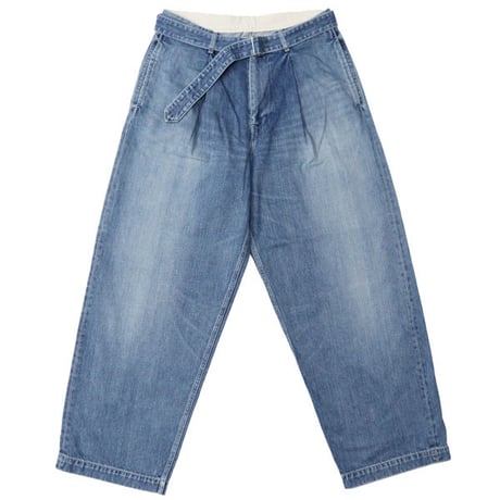 Graphpaper（グラフペーパー）"Selvage Denim Belted Pants - LIGHT FADE"