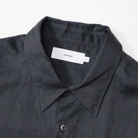 Graphpaper（グラフペーパー）"Linen L/S Oversized Regullar Collar Shirt"