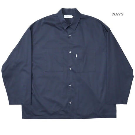 Graphpaper（グラフペーパー）"Solotex Twill L/S Oversized Box Shirt"